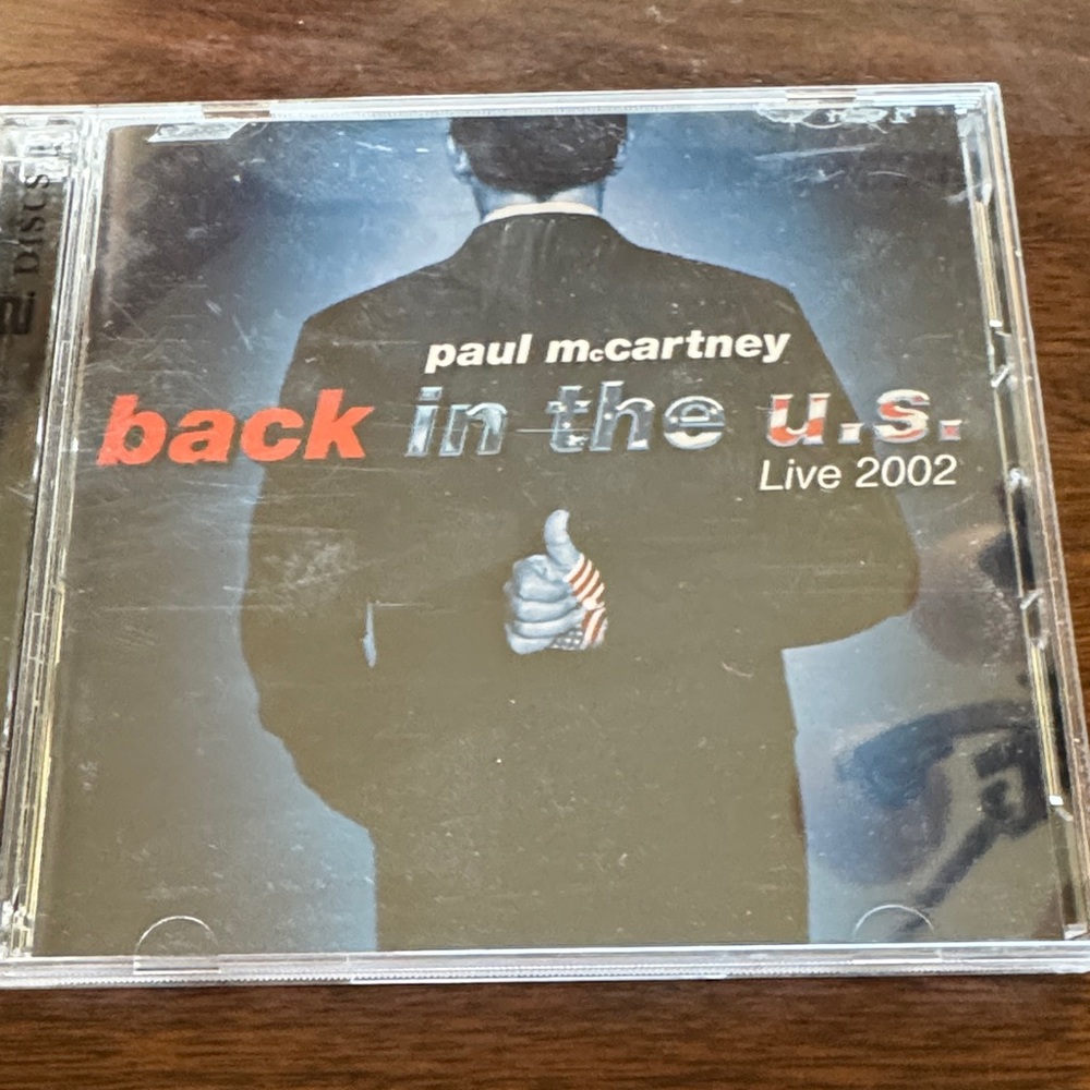 Paul McCartney Back in the U.S. Live 2002 CD